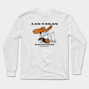 Defunct Las Vegas Wranglers Minor League Baseball 1947 Long Sleeve T-Shirt